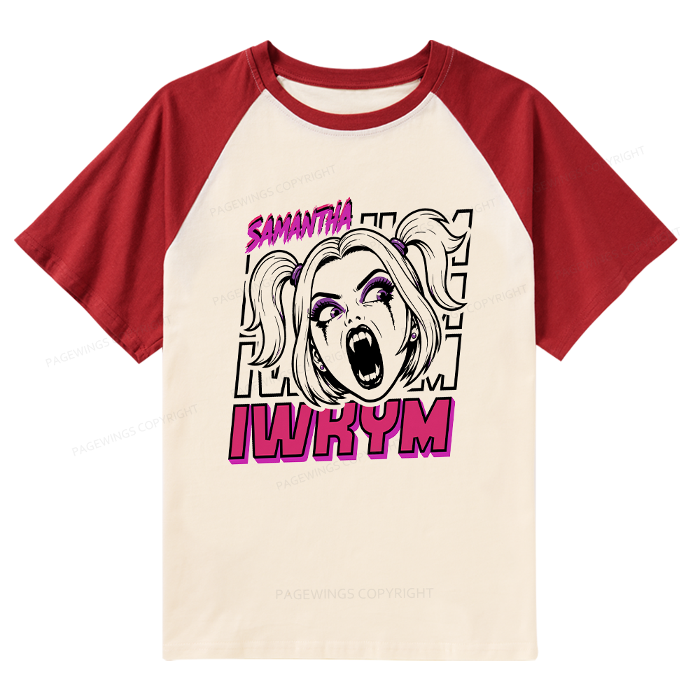 Pagewings Sci Fi Bookish Raglan T-shirt