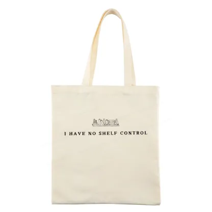 Pagewings I Have No Shelf Control Tote Bag