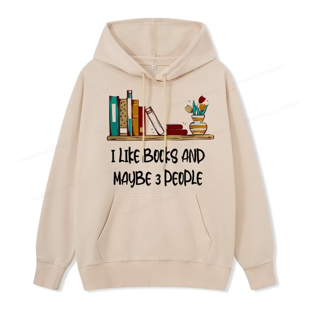 Pagewings  I Like Books World Unisex Classic Hoodie