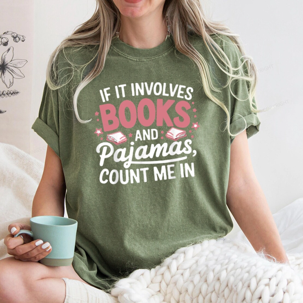 Pagewing  Lover Funny Book Reading Unisex Washed T-shirt