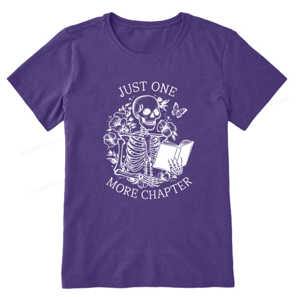 Pagewings One More Chapter Skeleton Unisex Tee Unisex Classic T-shirt
