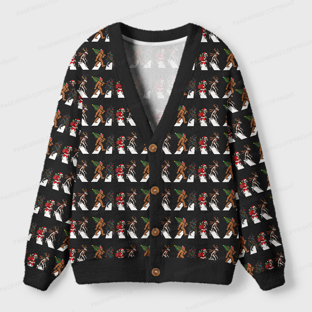 Pagewings Vintage Mothman Light Knit Unisex Cardigan Sweaters