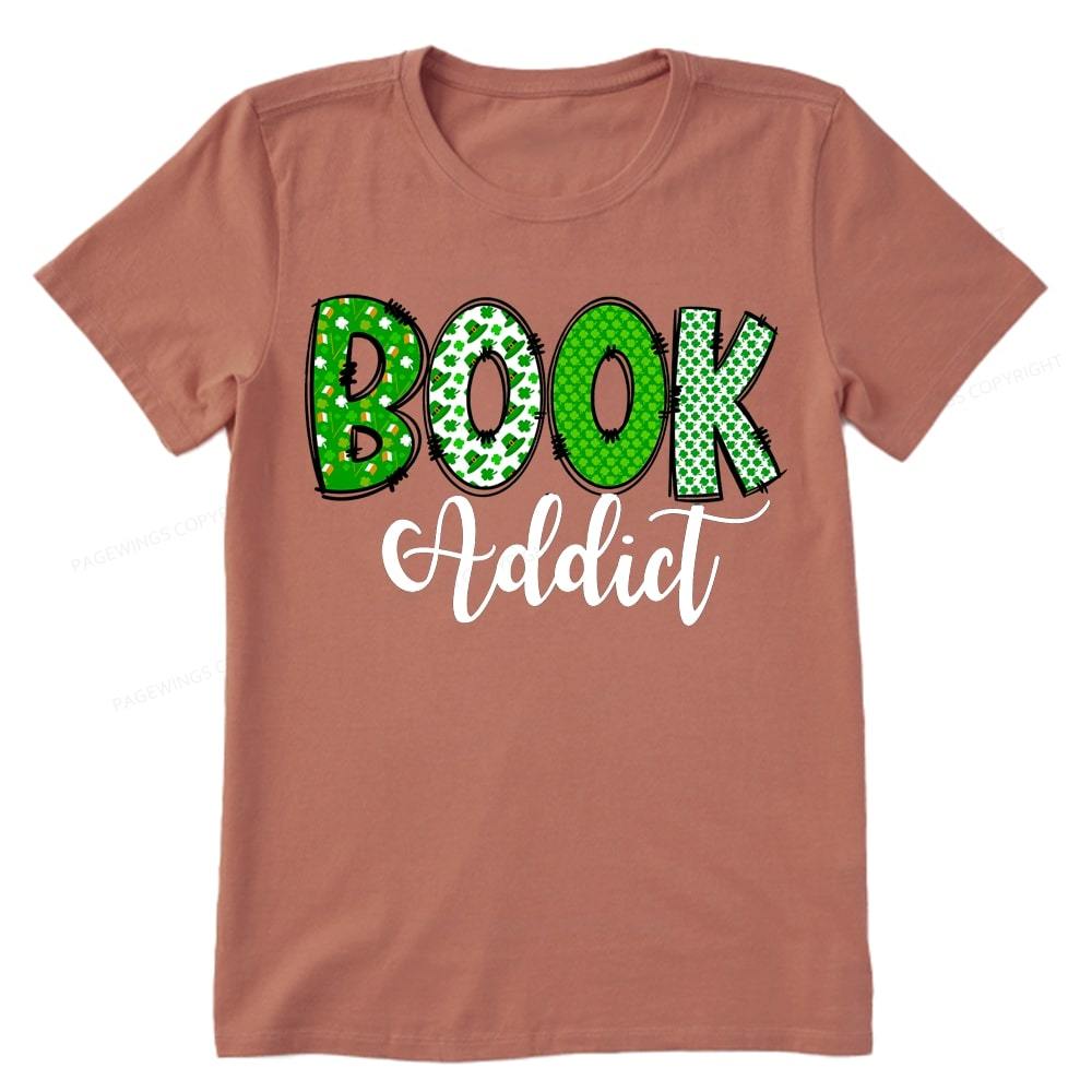 Pagewingsread t Patrick's Day Gift for bookworm,Book Lovers Unisex Classic T-shirt