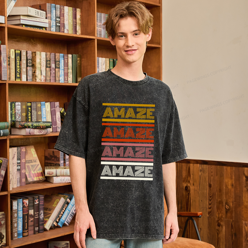 Pagewings Rocky Amaze Unisex Washed T-shirt