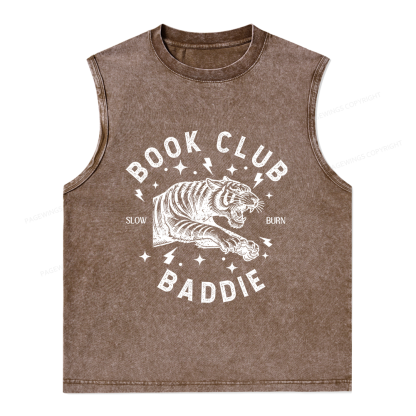 Pagewings Book Club Unisex Washed Tank Top