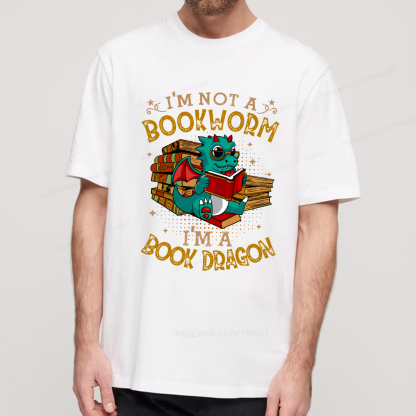 Pagewings Book Dragon T Shirts Unisex Classic T-shirt