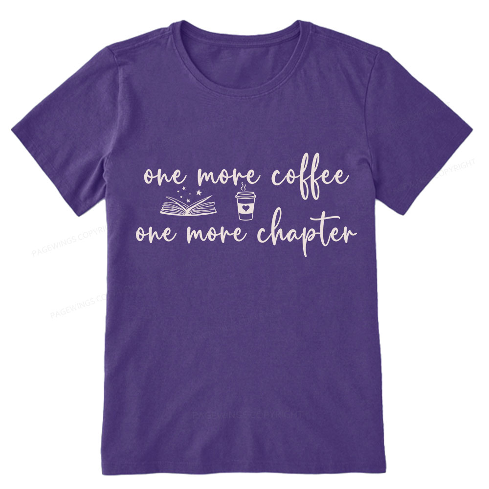 Pagewing Just One More Coffee and Books Unisex Classic T-shirt