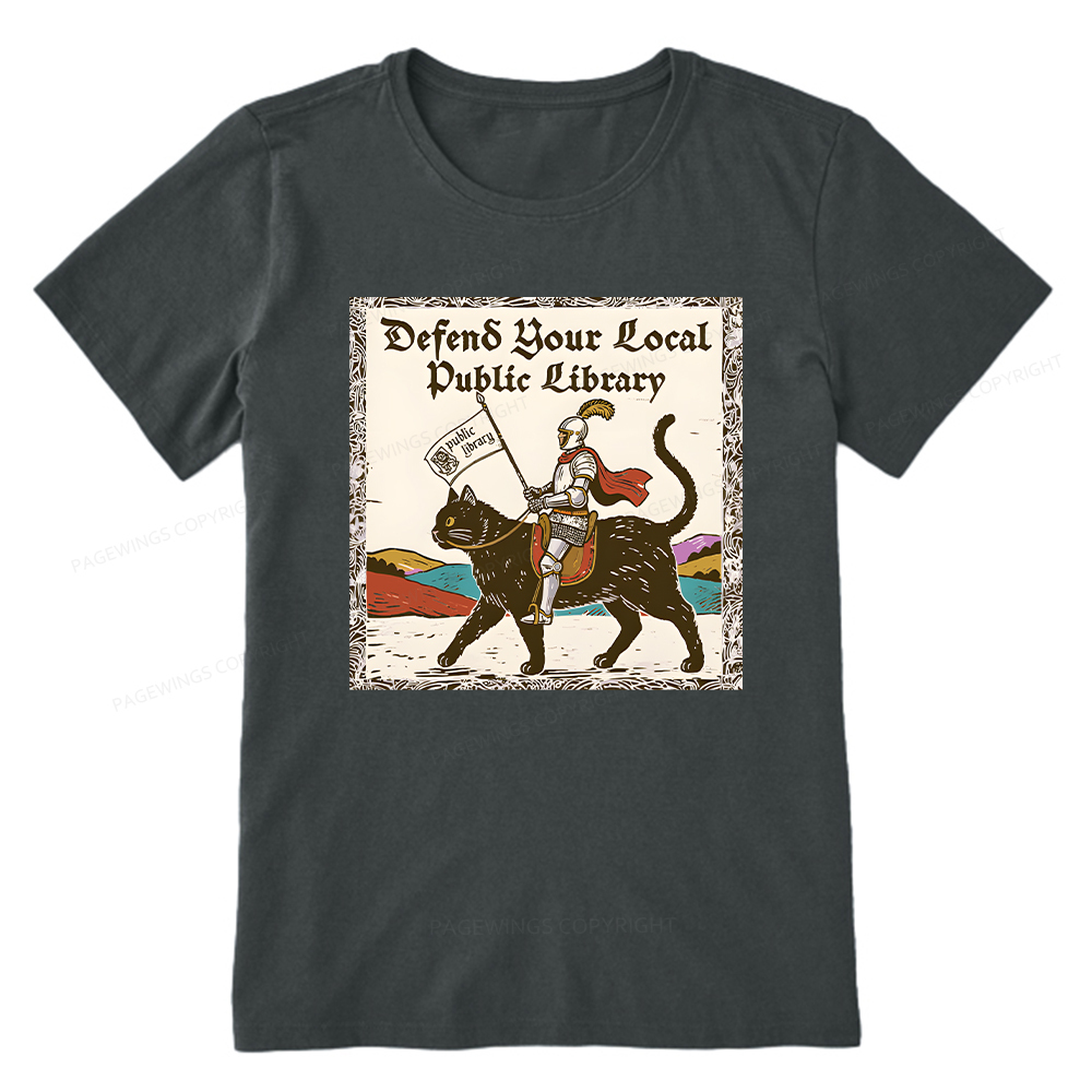 Pagewings Defend Your Local Public Library Unisex Classic T-shirt
