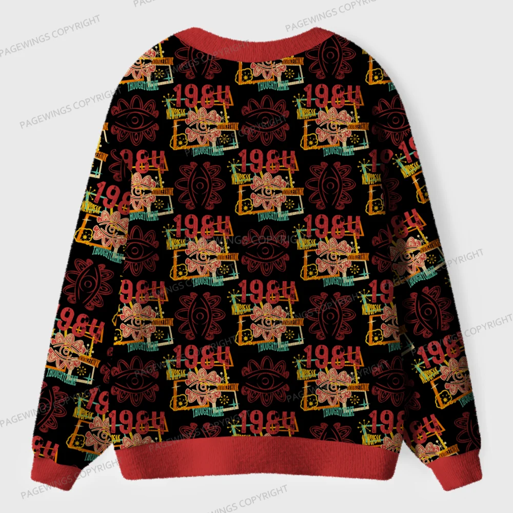 Pagewings Newspeak Unisex Ugly Cardigan Sweaters