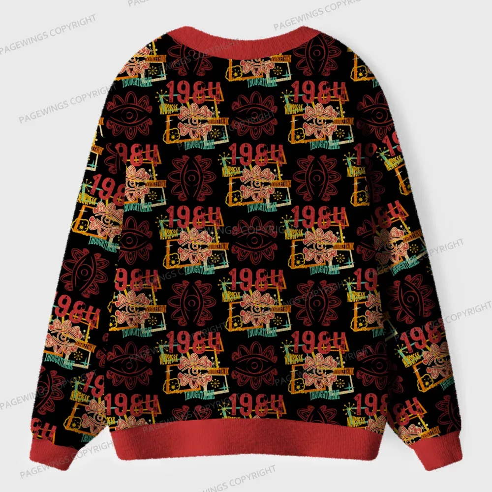 Pagewings Newspeak Unisex Ugly Cardigan Sweaters