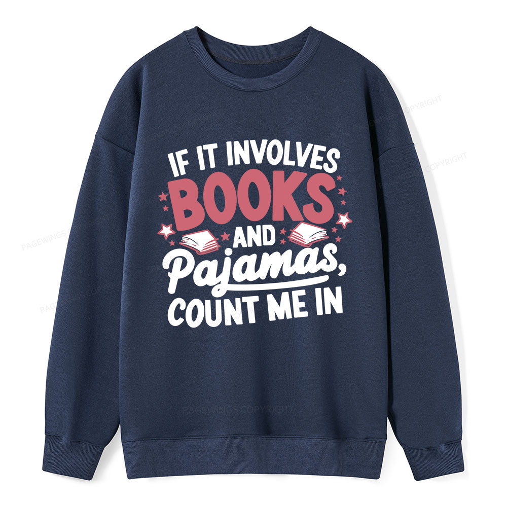 Pagewing Lover Funny Book Reading Unisex Classic Sweatshirt
