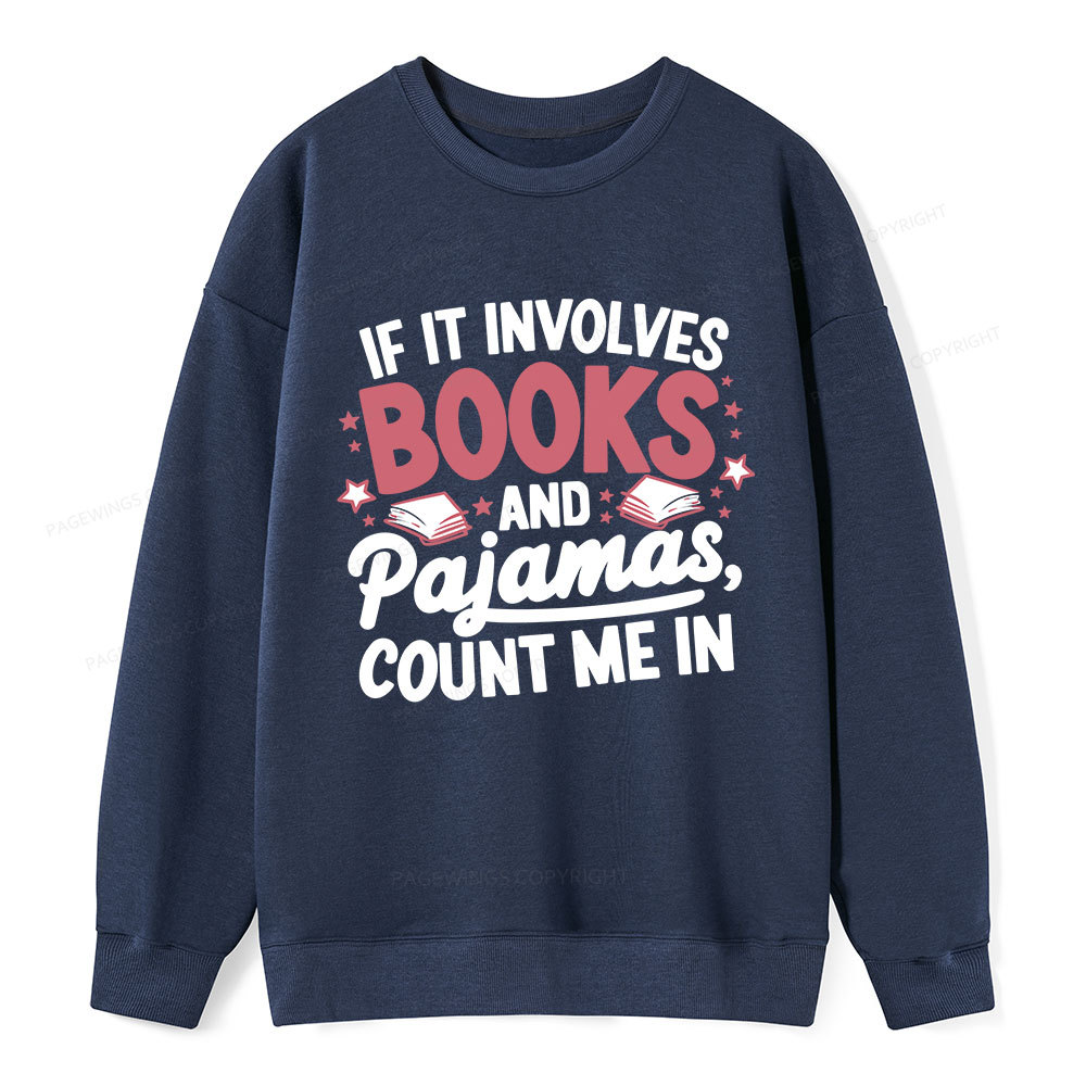 Pagewing Lover Funny Book Reading Unisex Classic Sweatshirt