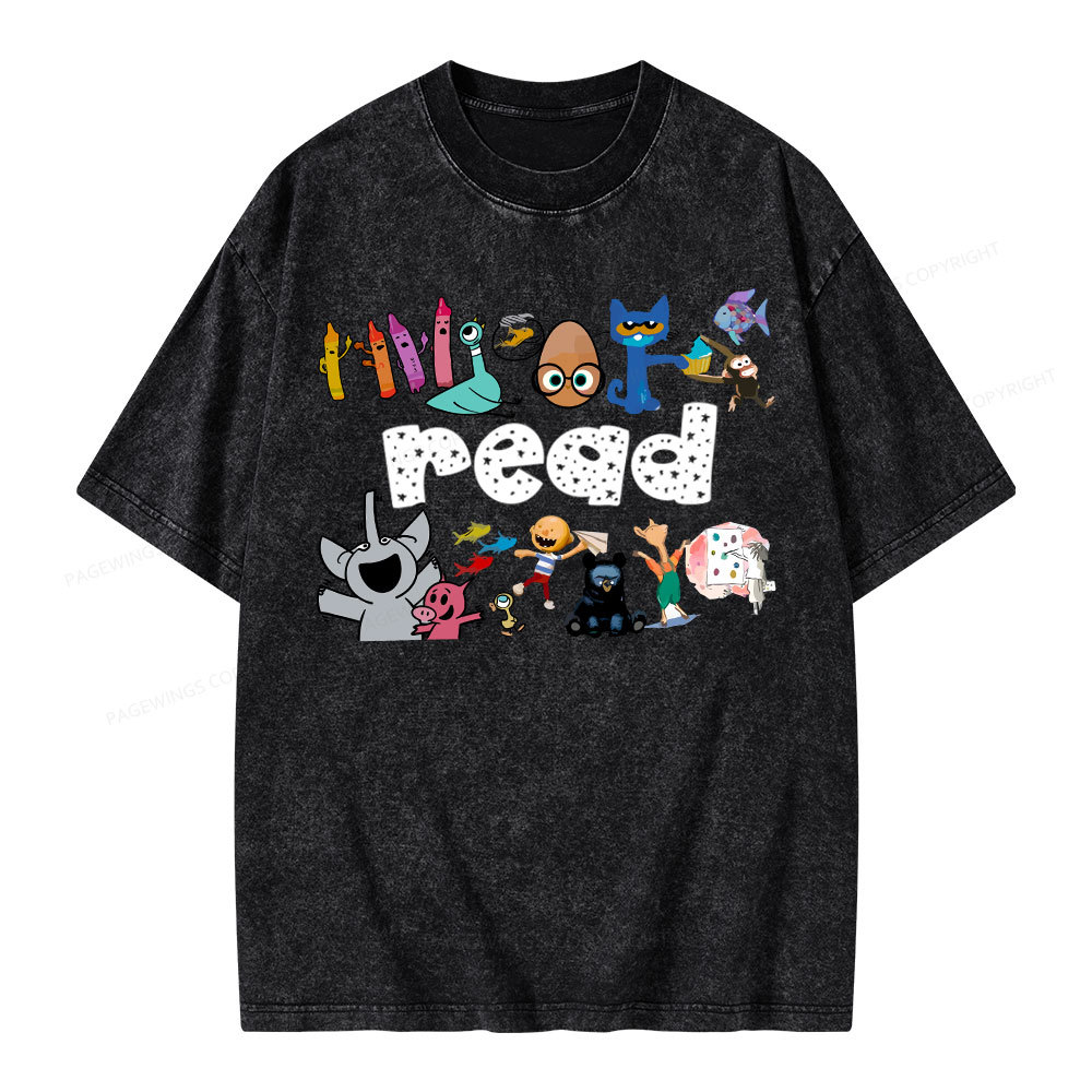 Pagewings Teacher Life Shirt, Teacher Shirt Unisex Washed T-shirt