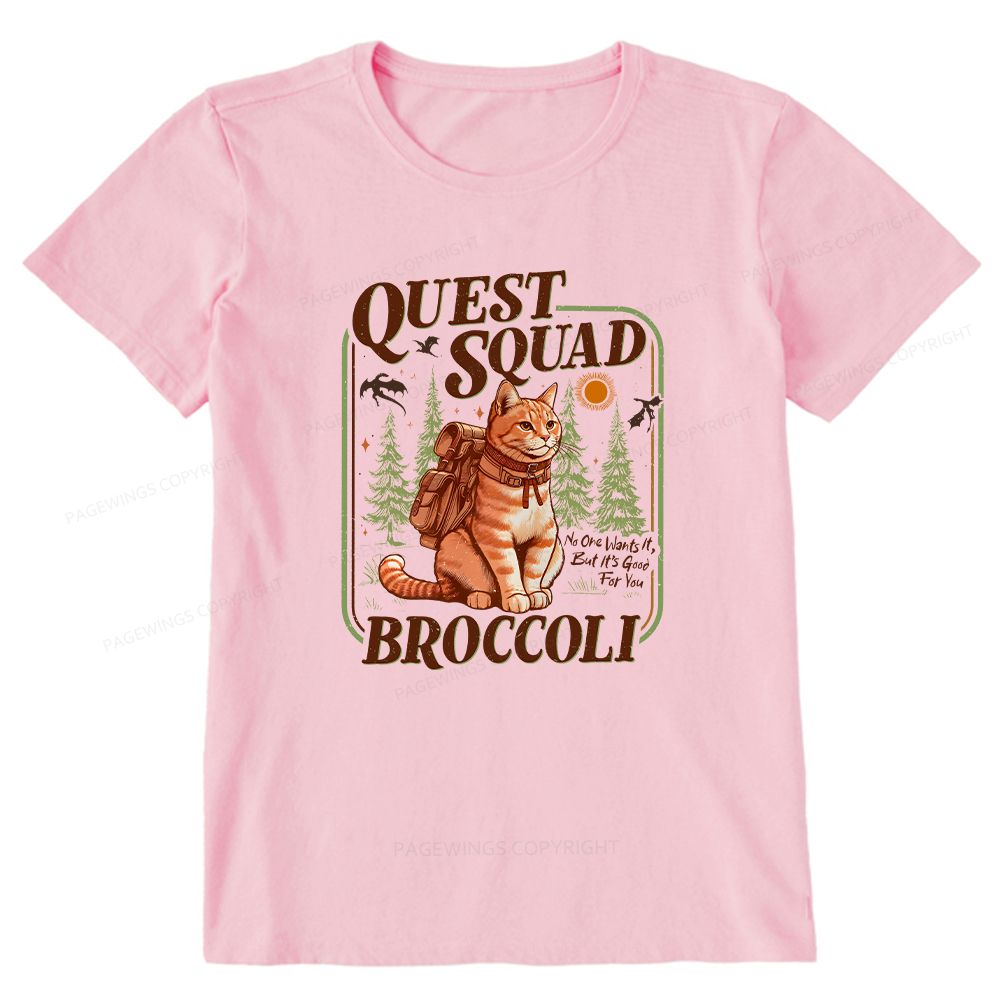 Pagewings Quest Squad Broccoli Unisex Classic T-shirt
