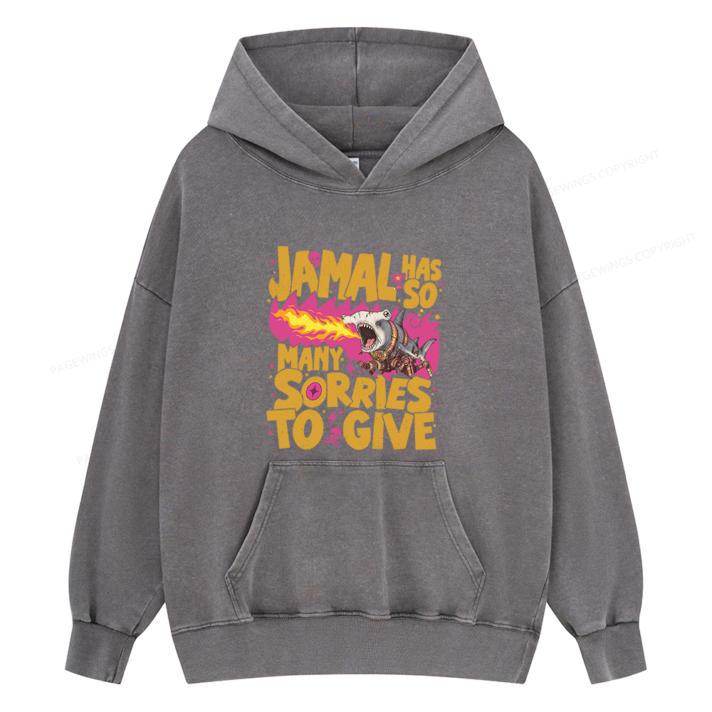 Pagewings Sci-Fi Novel Lover Unisex Washed Hoodie