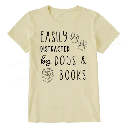 Pagewings Dogs And Books Unisex Classic T-shirt