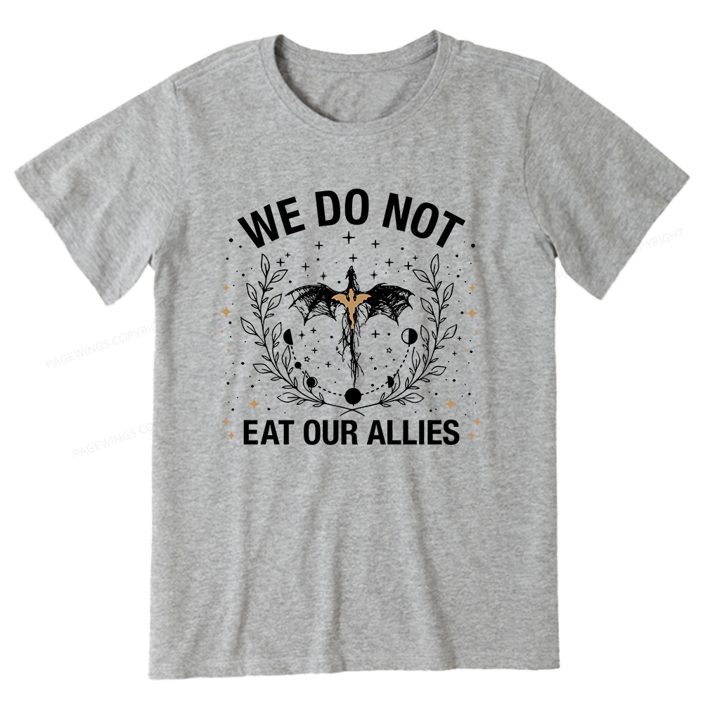 Pagewings We Do Not Eat Our Allies Unisex Classic T-shirt