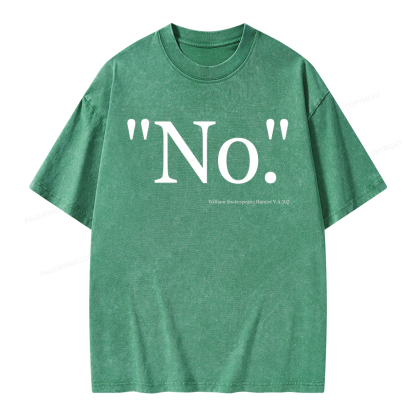 Pagewings Book Quote Unisex Washed T-shirt