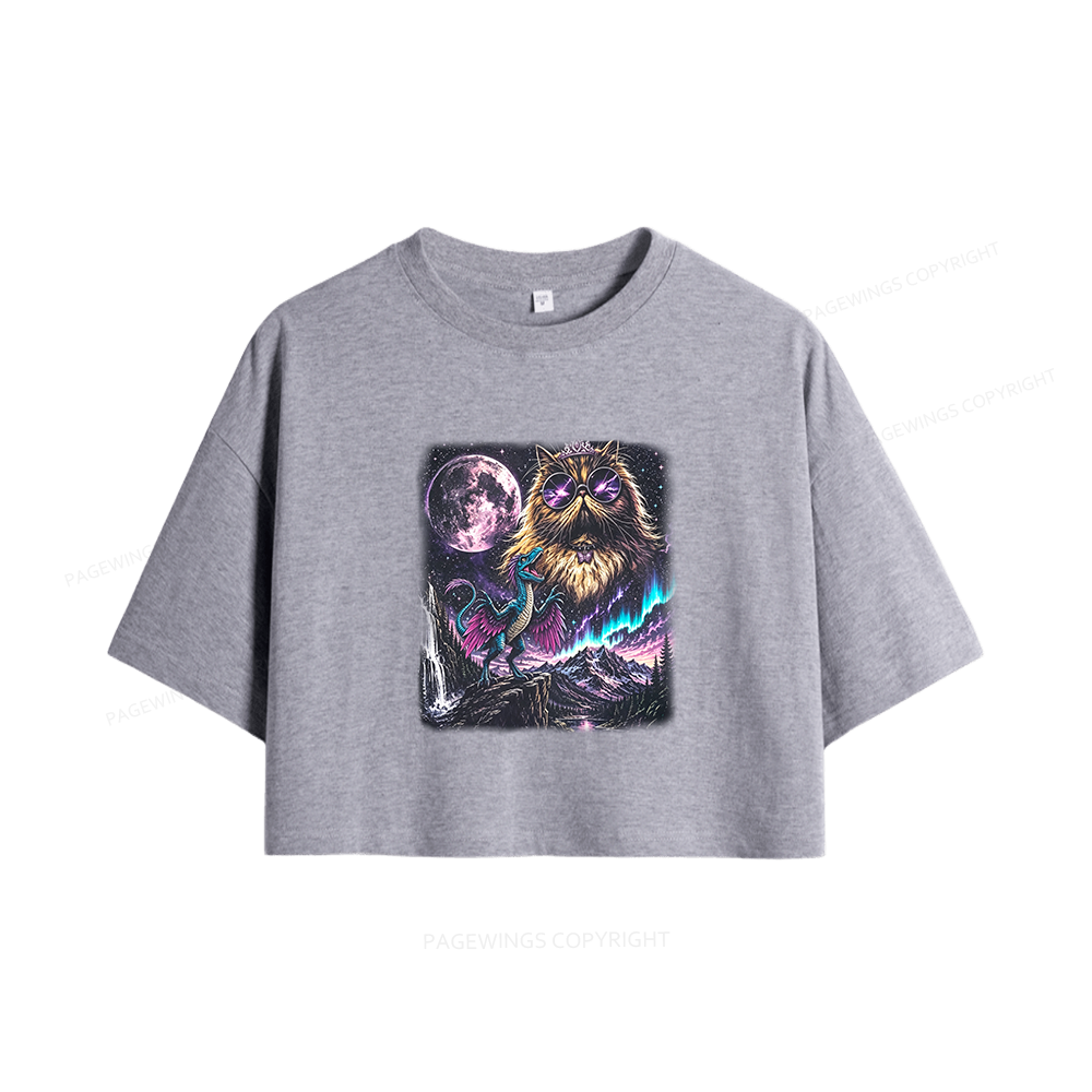 Pagewings Sci Fi Books Lover Women Crop Tops