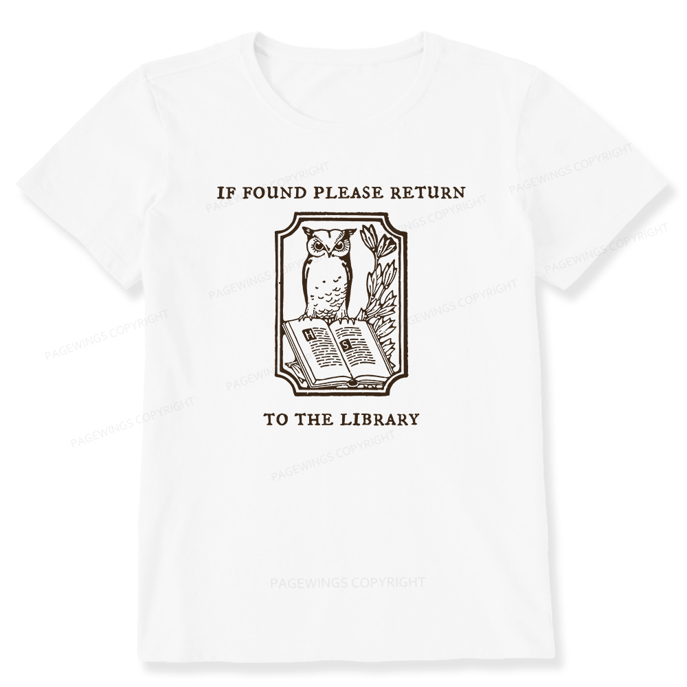 Pagewings Librarian Gift Owl Book Shirt Unisex Classic T-shirt