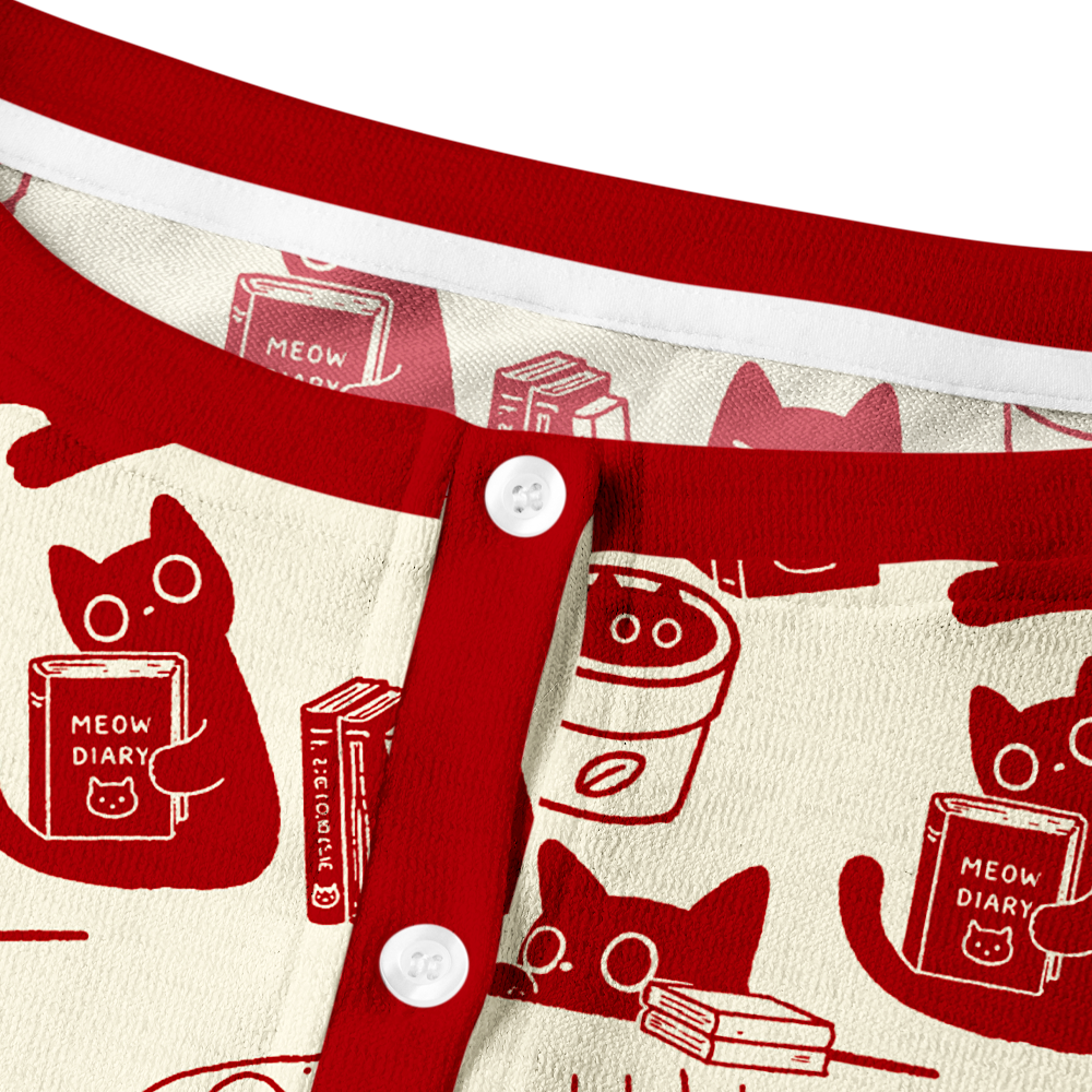Pagewings Book Lover Crew Neck Cardigan Sweaters