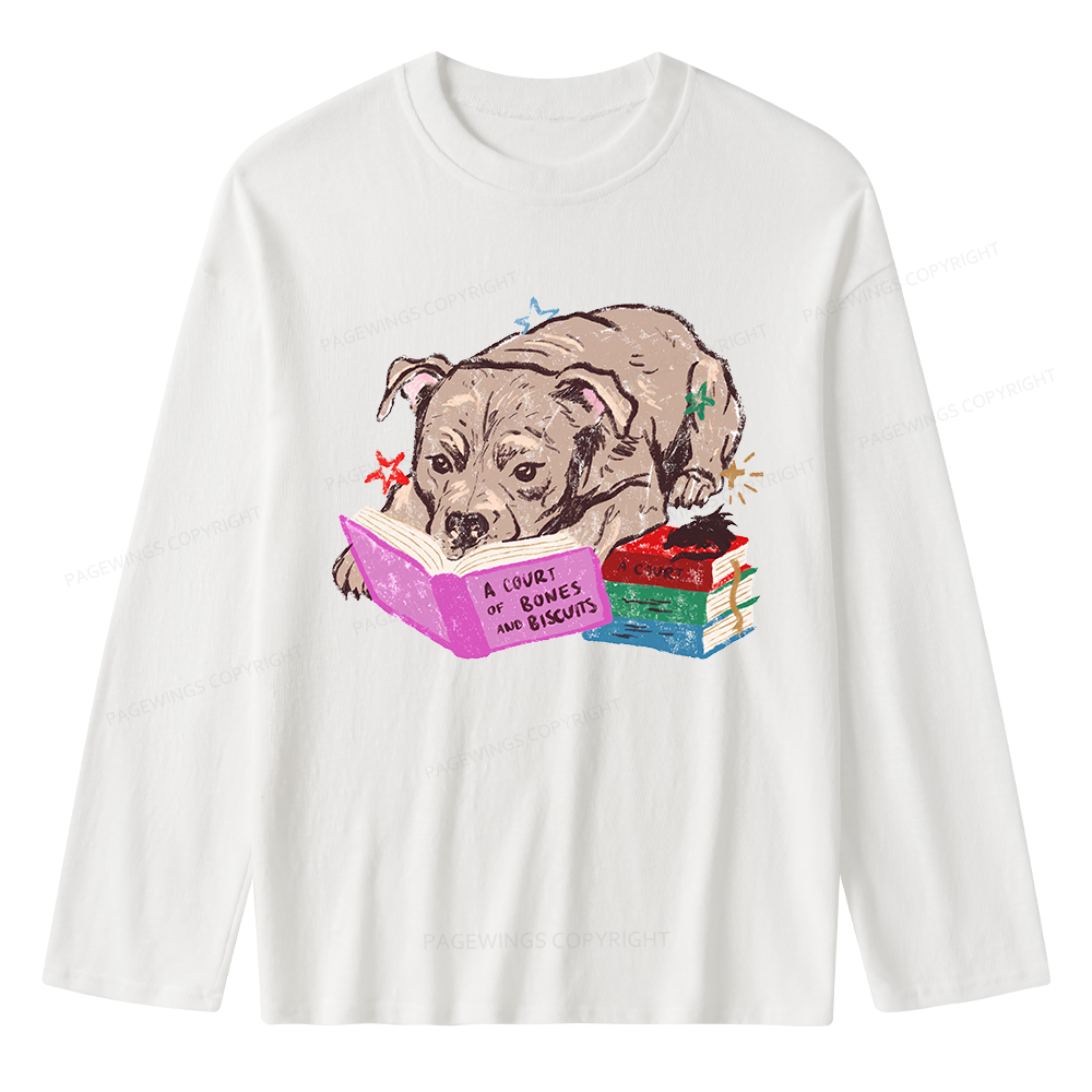 Pagewings Fantasy Reader Unisex Lightweight Long Sleeve T-Shirt