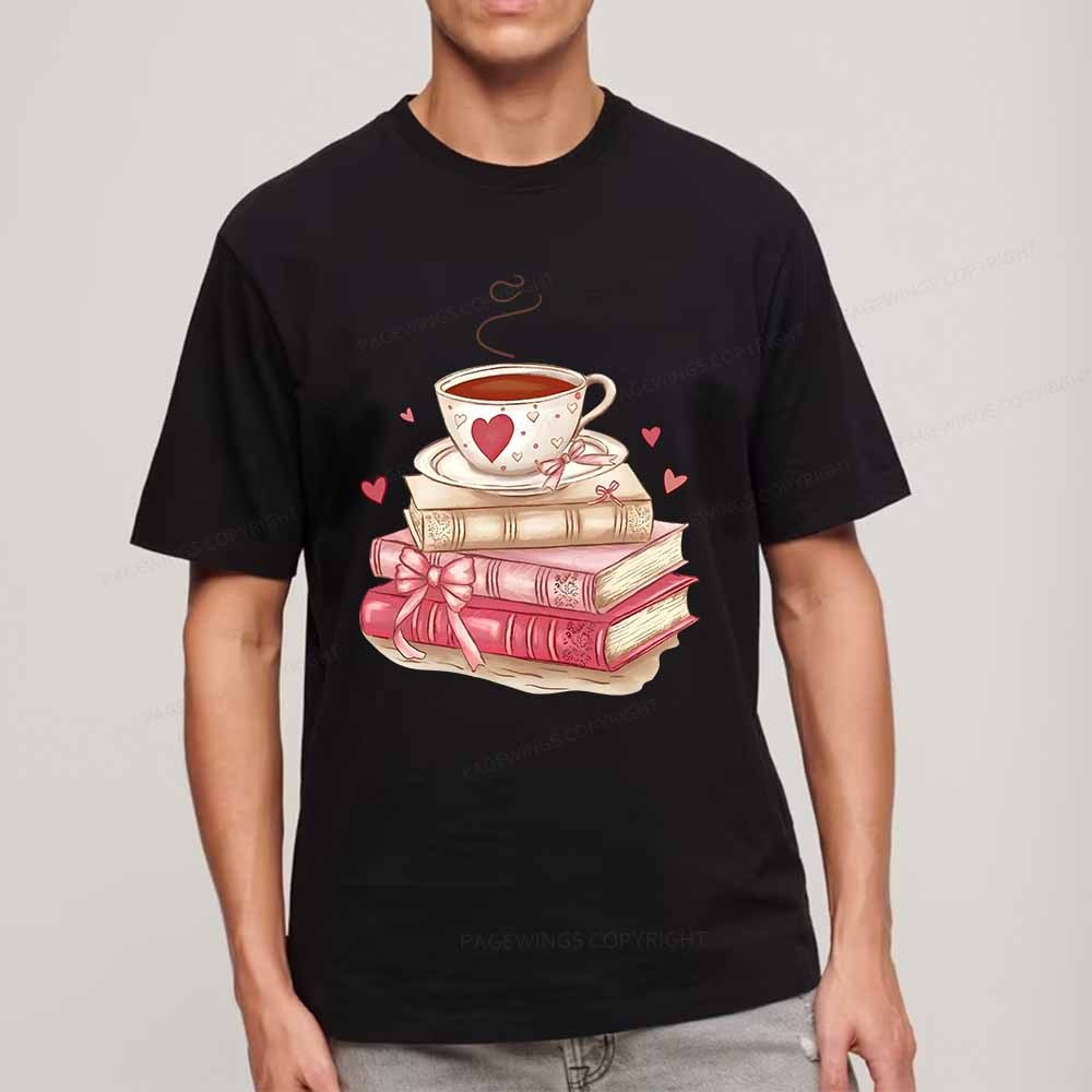 Pagewings Book Lover Valentine Sweatshirt Unisex Classic T-shirt