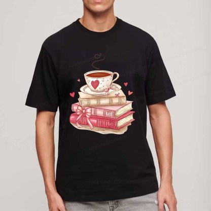 Pagewings Book Lover Valentine Sweatshirt Unisex Classic T-shirt