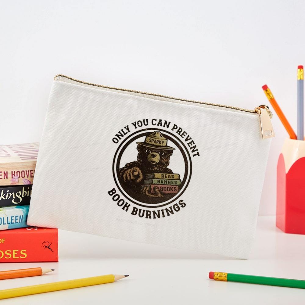Pagewings Only You Can Prevent Book Burnings Pouch