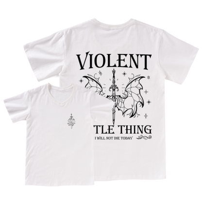 Pagewings Violent Little Thing V-neck T-shirt