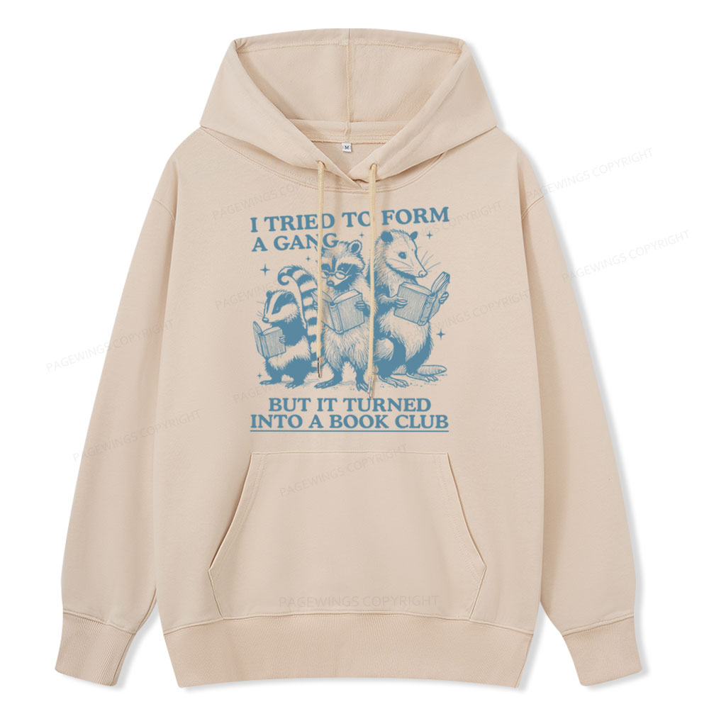 Pagewings A Gang Turn Into A Book Club Unisex Classic Hoodie