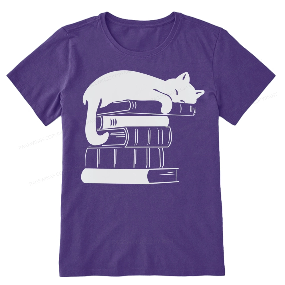 Pagewings Books And Cats Unisex Classic T-shirt