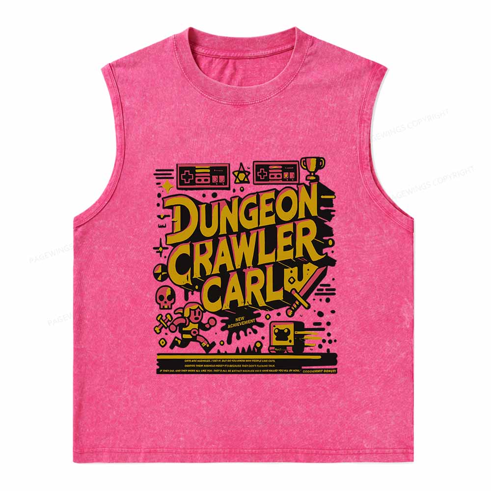 Pagewings Book New Achievement Washed Tank Top