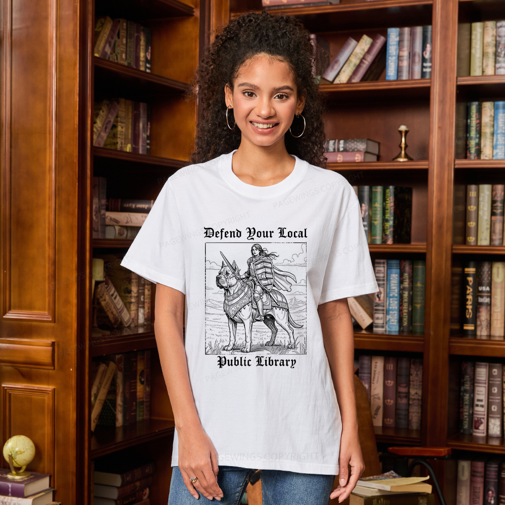 Pagewings Defend Your Local Public Library Unisex Classic T-shirt