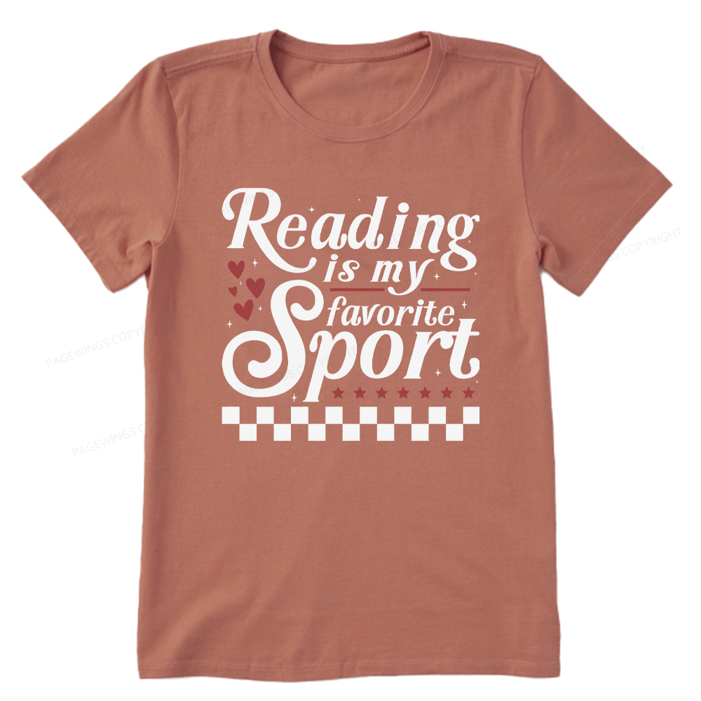 Pagewings Reading Is My Favorite Sport Unisex Classic T-shirt