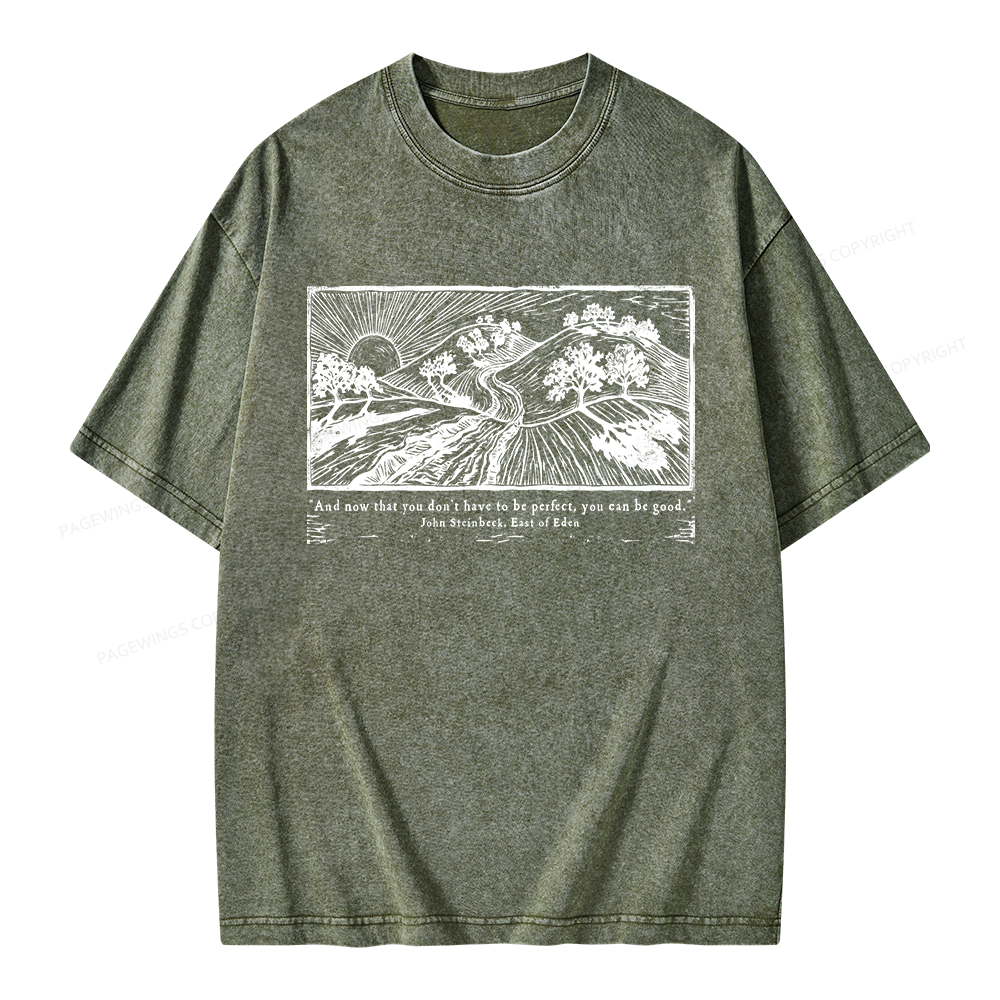 Pagewings Vintage Galley Unisex Washed T-shirt