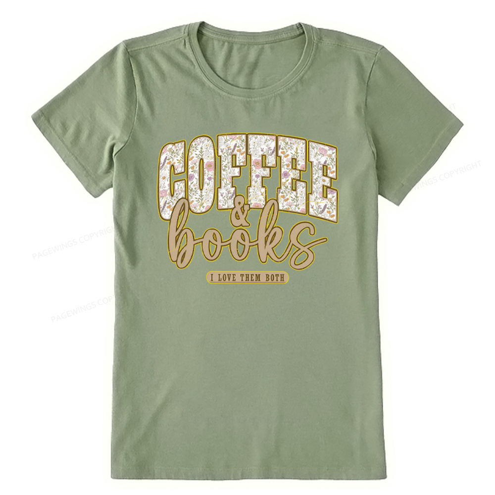 Pagewings Coffee And Books Unisex Classic T-shirt