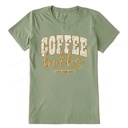 Pagewings Coffee And Books Unisex Classic T-shirt