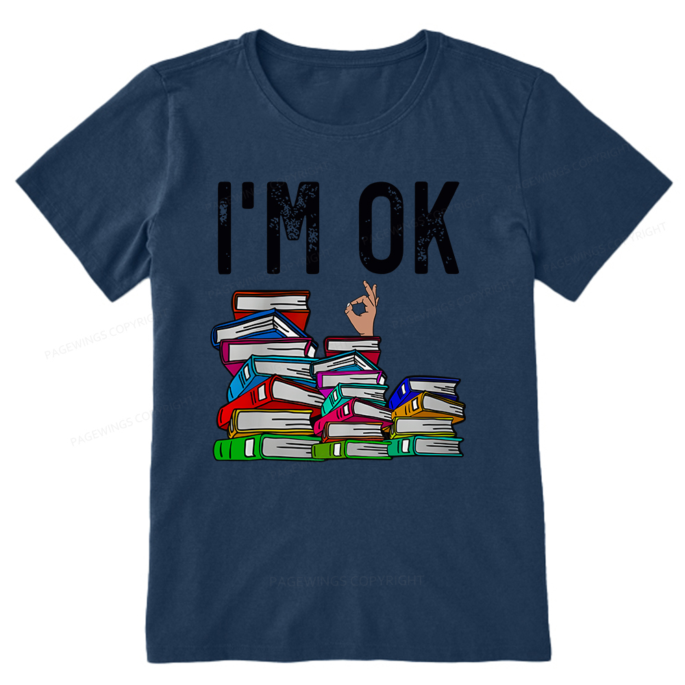 Pagewings Librarian Book Reader Funny Book Lover Unisex Classic T-shirt