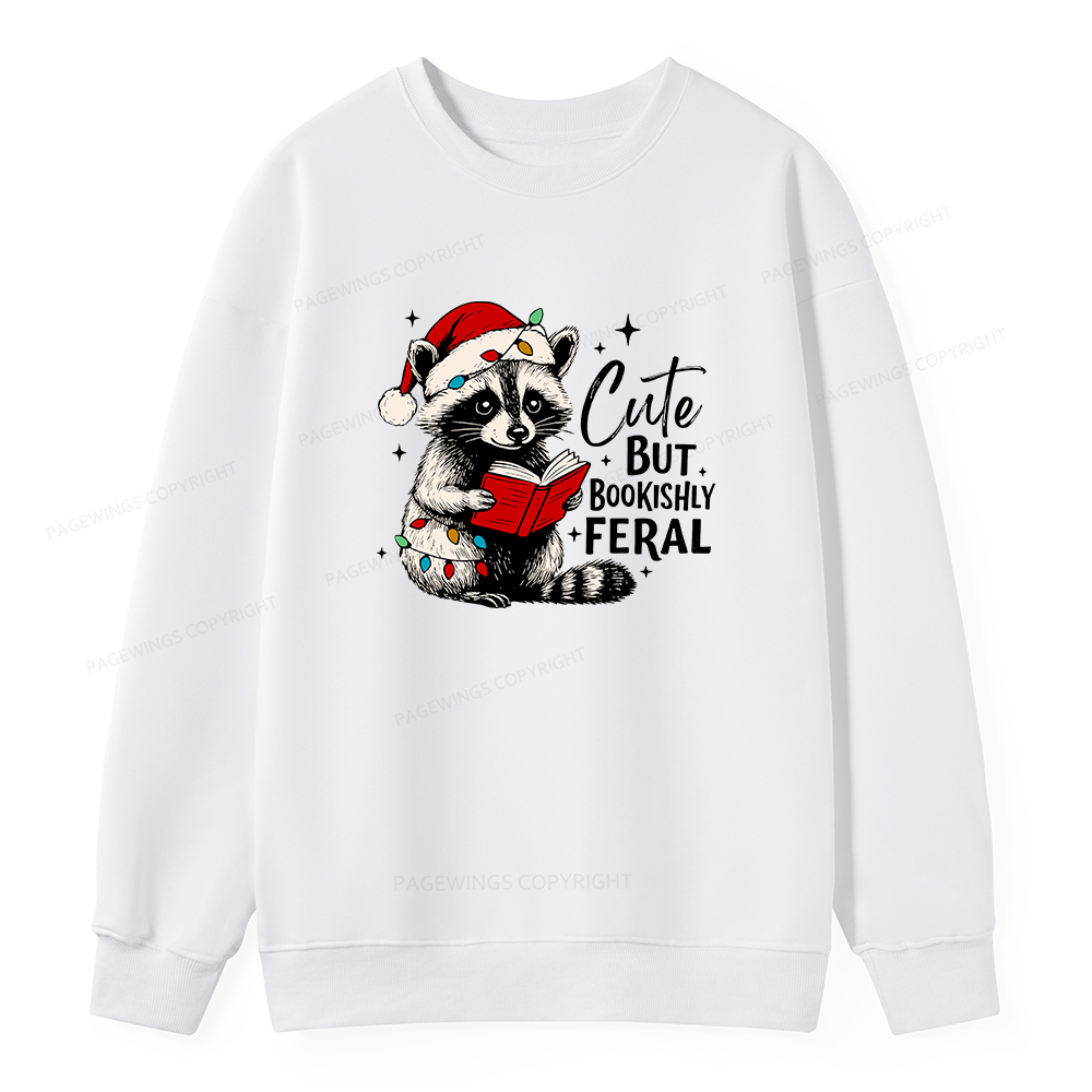 Pagewings Cute But Feral Unisex Classic Sweatshirt