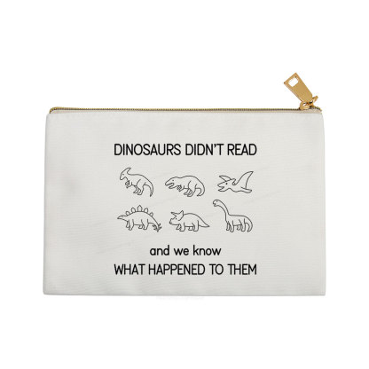 Pagewings Dinosaur Didn't Read Book Pouch