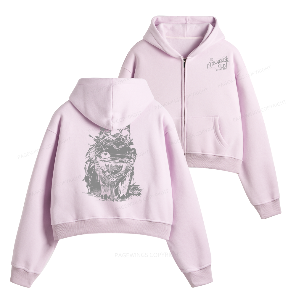 Pagewings The Desperado Club Fleece Zip-Up Hoodie