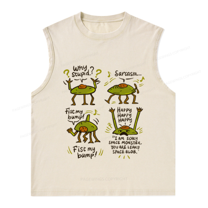 Pagewings Rocky Amaze Book Lover Unisex Washed Tank Top