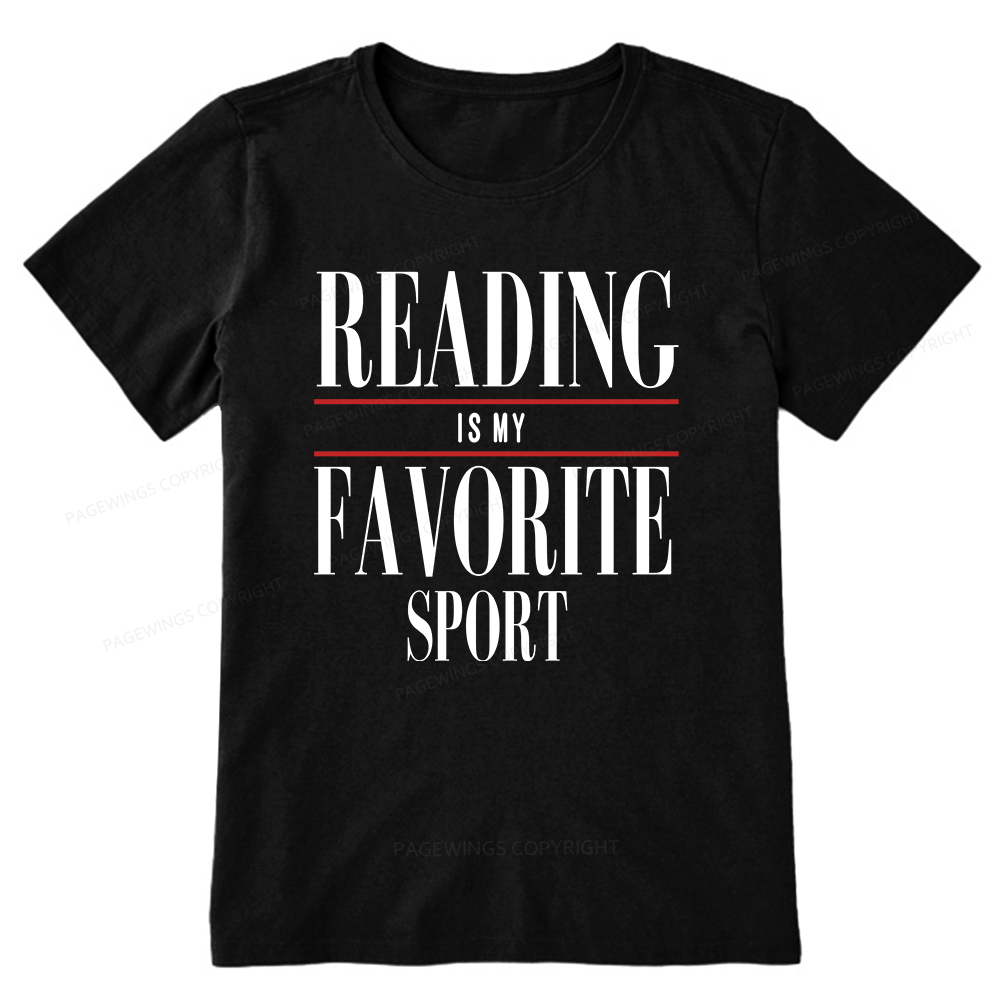 Pagewings Reading Is My Favorite Sport Unisex Classic T-shirt