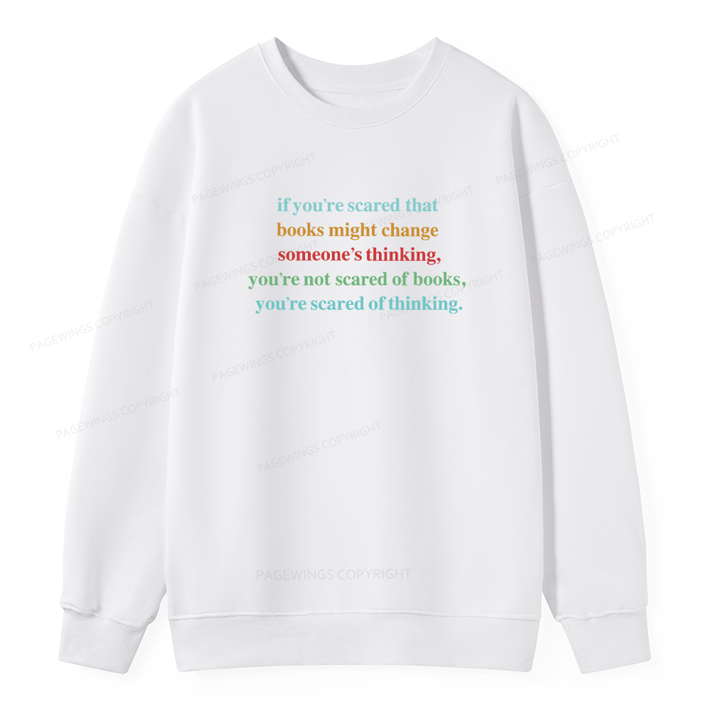 Pagewings Censorship Social Justice Shirt Booktrovert Unisex Classic Sweatshirt
