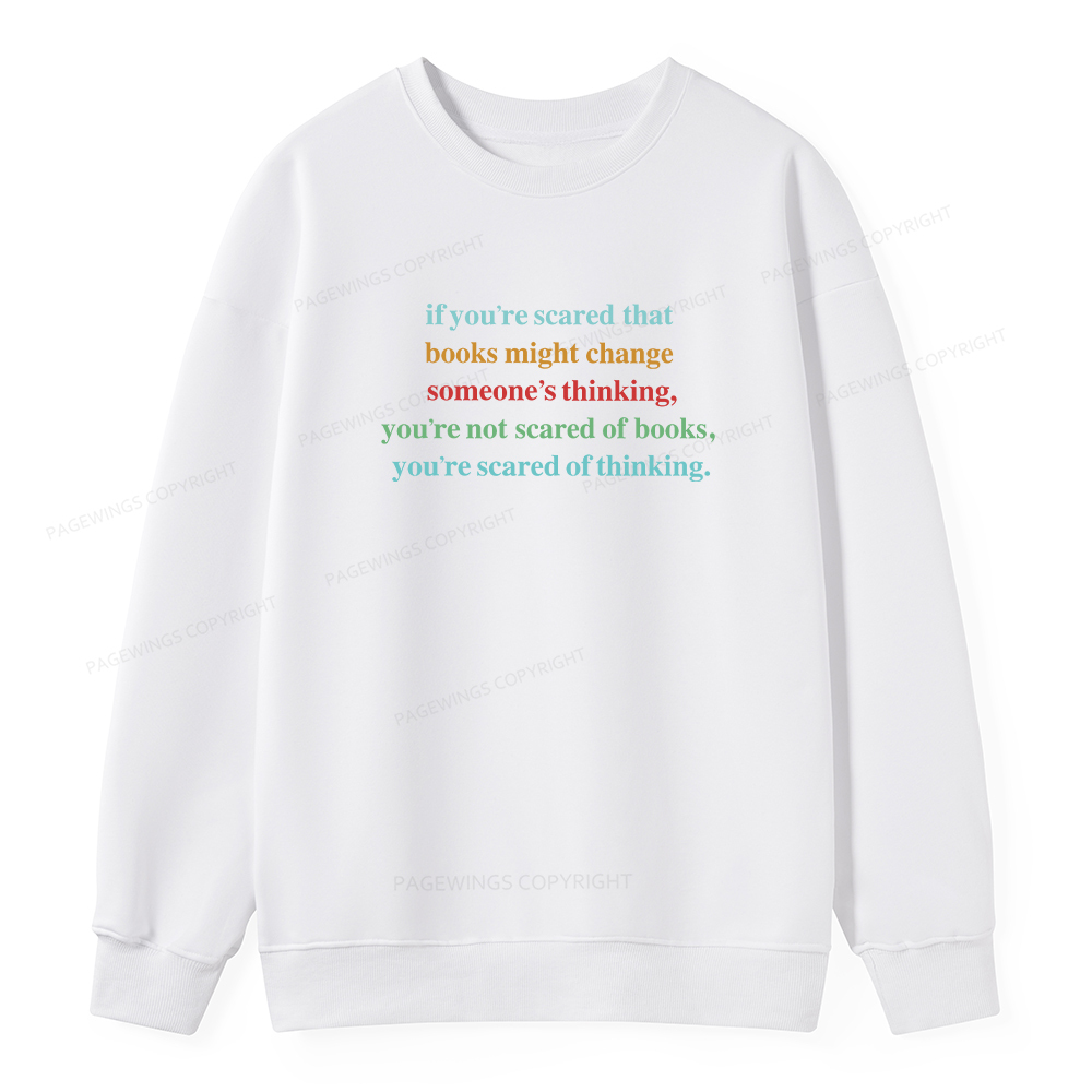 Pagewings Censorship Social Justice Shirt Booktrovert Unisex Classic Sweatshirt