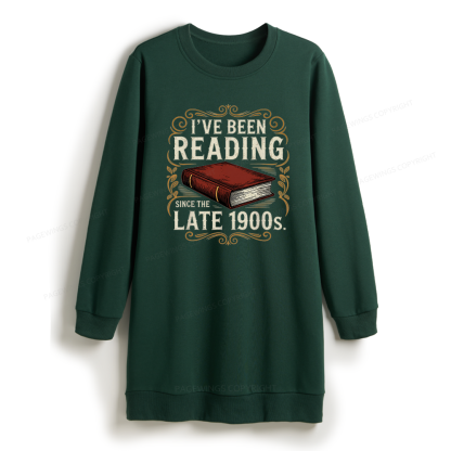 Pagewings Reading Since the Late 1900s Sweatshirt Dress