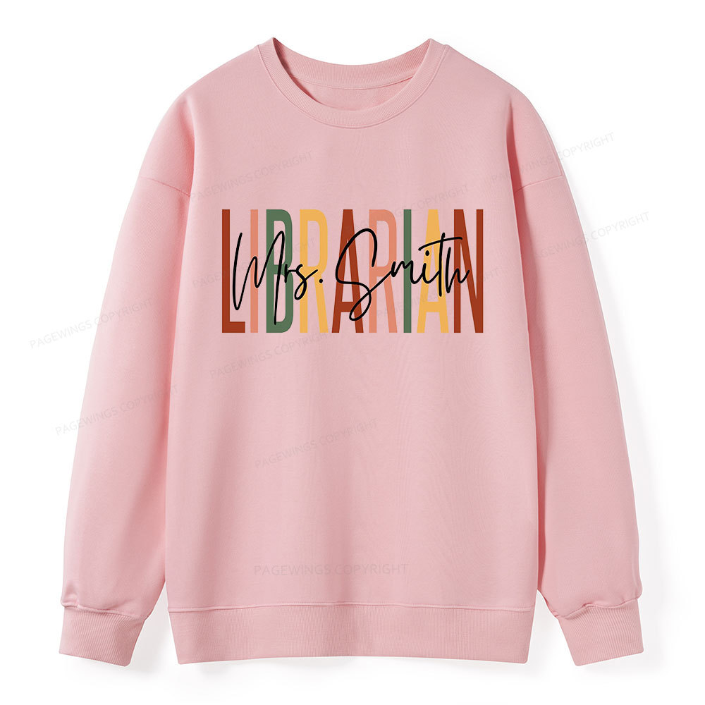 Pagewing Personalized Librarian Unisex Classic Sweatshirt
