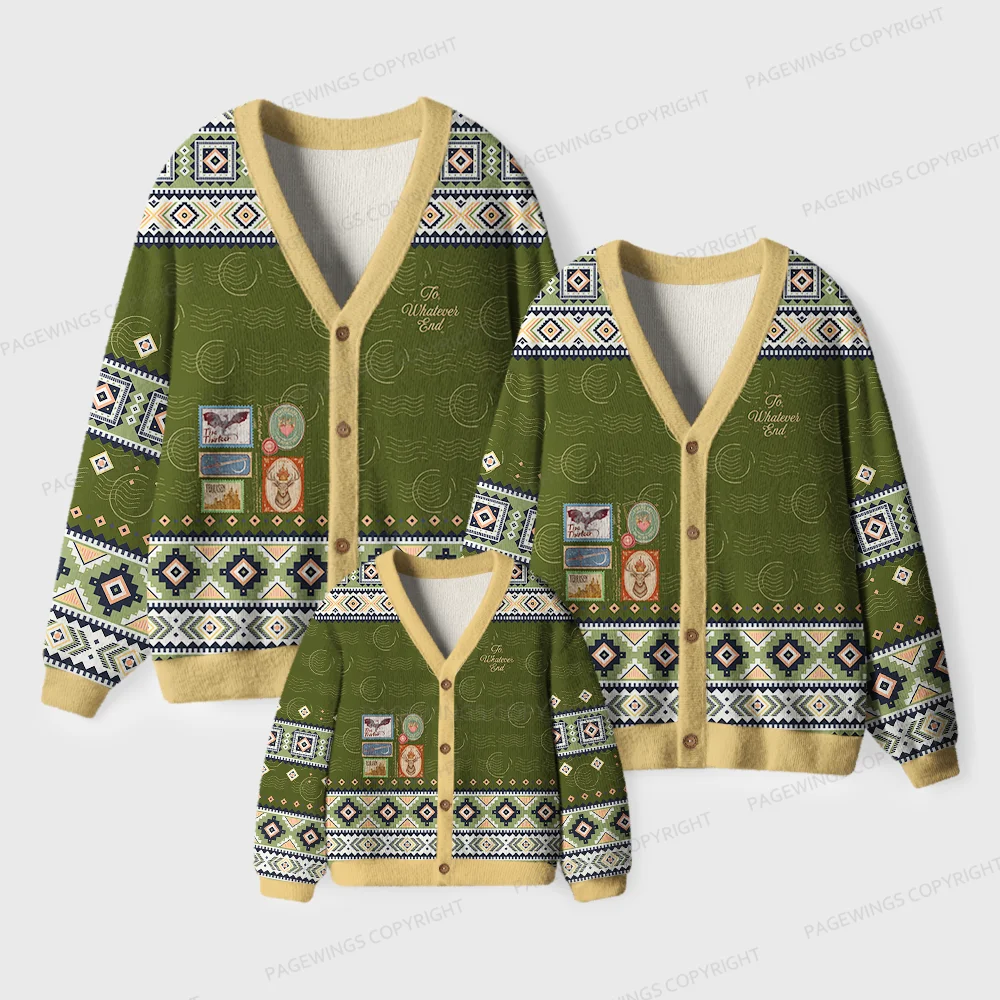 Pagewings To Whatever End Unisex Ugly Cardigan Sweaters
