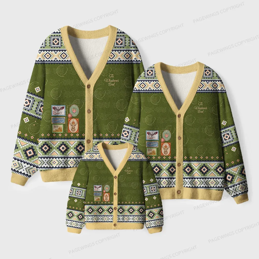 Pagewings To Whatever End Unisex Ugly Cardigan Sweaters